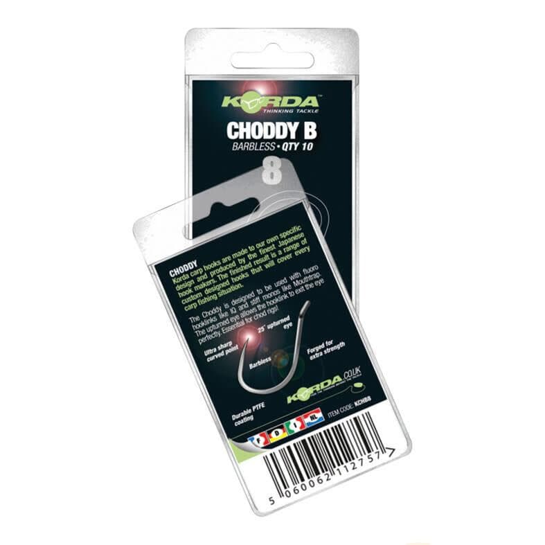 Korda Choddy Barbless Hook Size 8