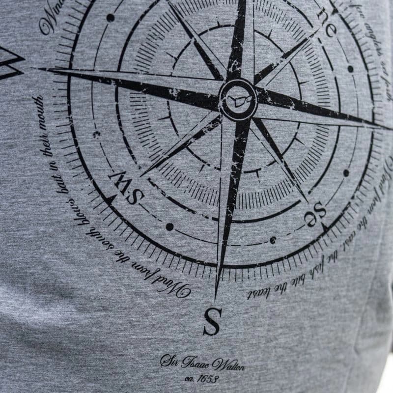 Korda Compass Tee Heather Grey - T-Shirt - foto 2