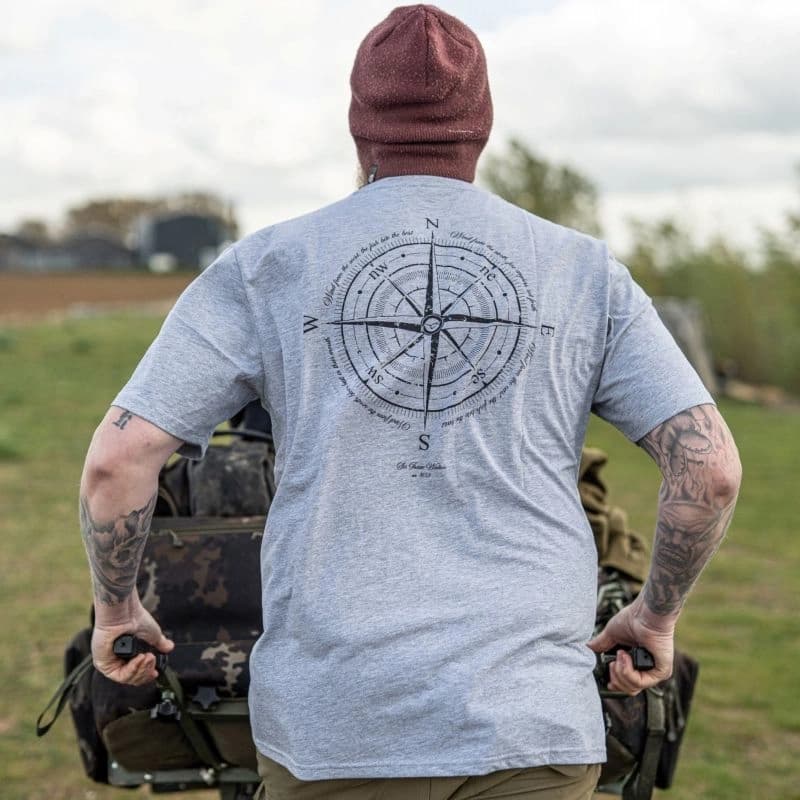 Korda Compass Tee Heather Grey - T-Shirt - foto 3