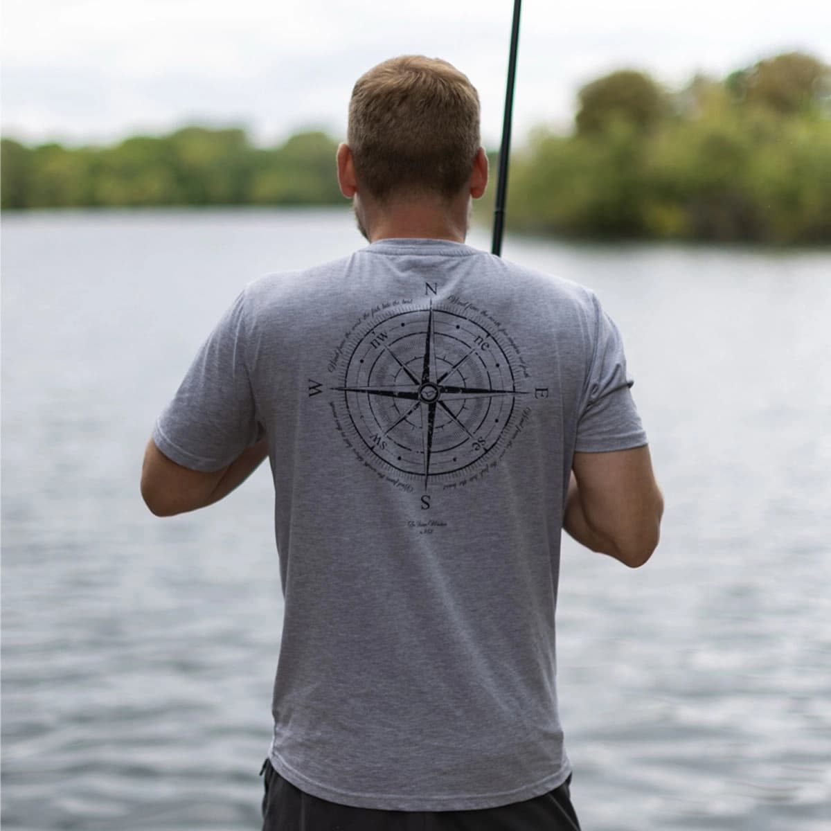 Korda Compass Tee Heather Grey - T-Shirt - foto 4