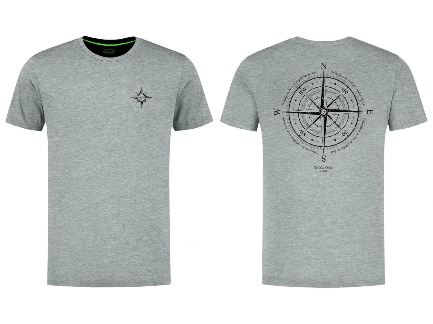 Korda Compass Tee Heather Grey - T-Shirt