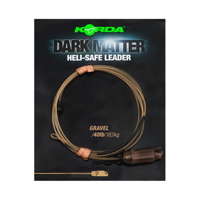 Korda Dark Matter Leader Heli Safe 40lb 1M Gravel