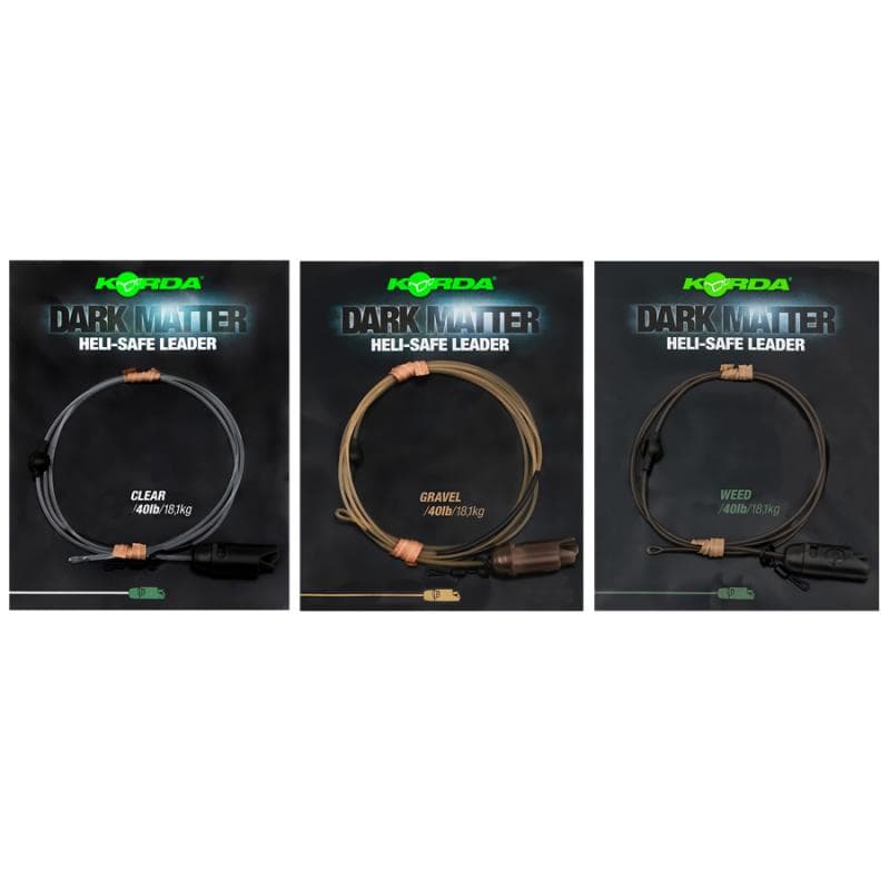 Korda Dark Matter Leader Heli Safe 40lb 1M Weed - foto 2