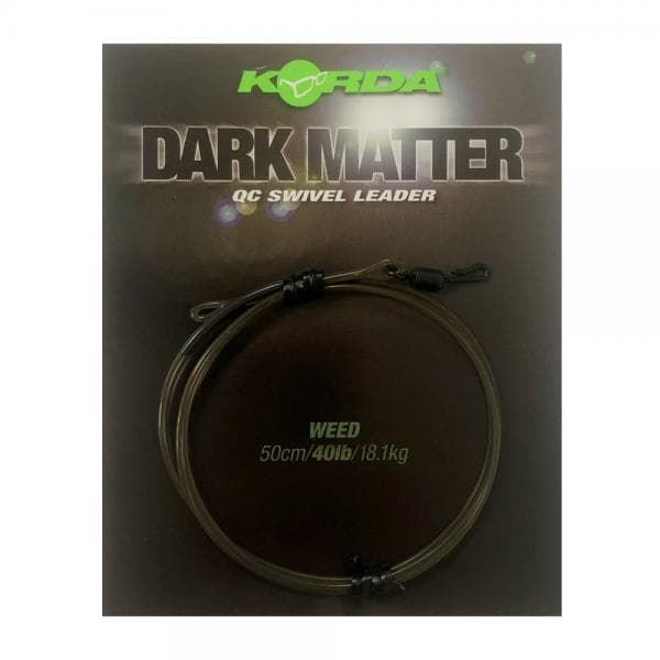 Korda Dark Matter Leader QC Swivel Gravel 50cm 40lb - foto 4