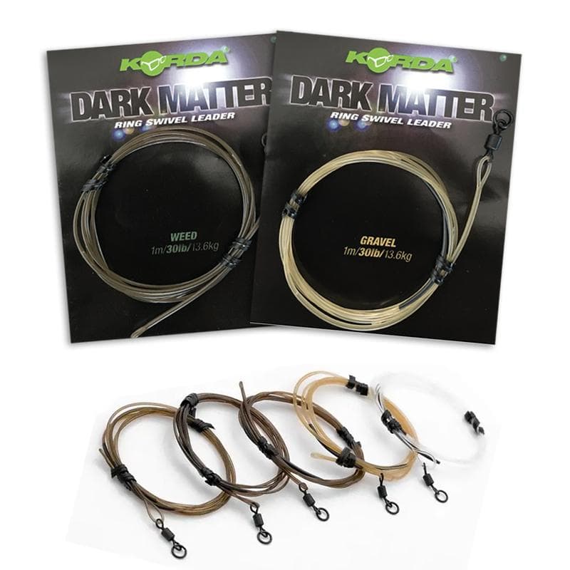 Korda Dark Matter Leader Ring Swivel 40lb Silt