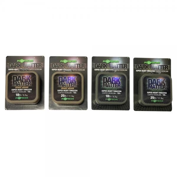 Korda Dark Matter Tungsten Coated Hooklink Weed Green 25lb 10m