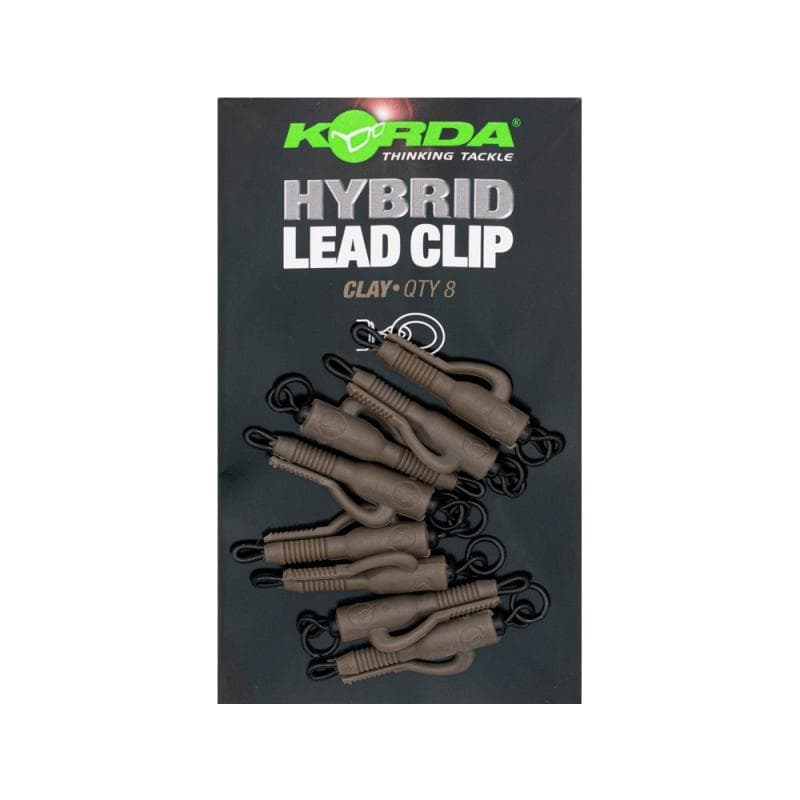 Korda Hybrid Lead Clips Clay