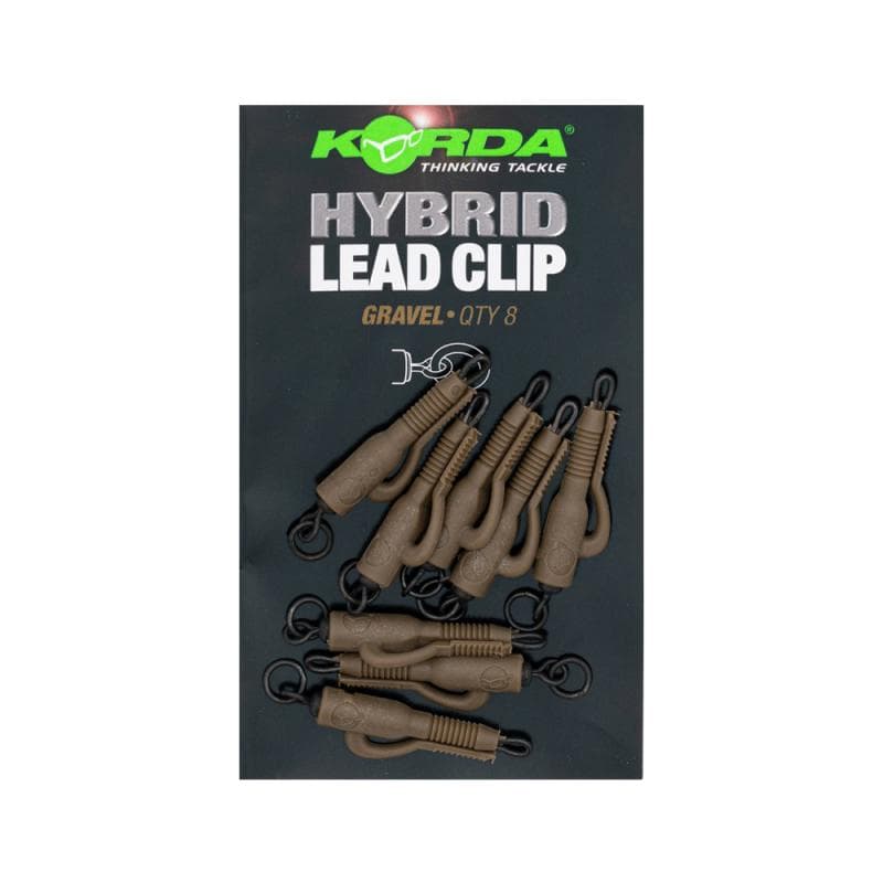 Korda Hybrid Lead Clips Gravel