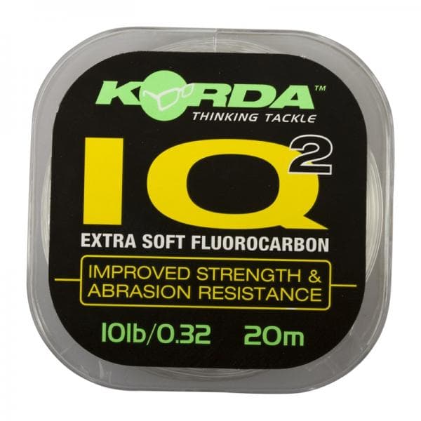 Korda IQ2 Extra Soft Fluorcarbon Hooklink 10lb 20m - foto 2