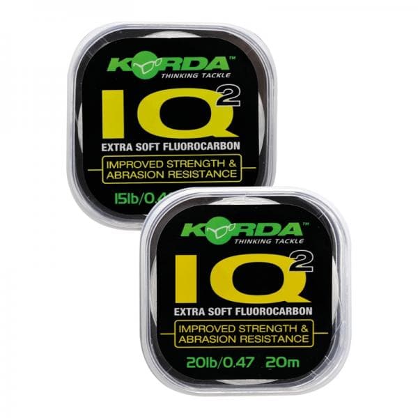 Korda IQ2 Extra Soft Fluorcarbon Hooklink 15lb 20m