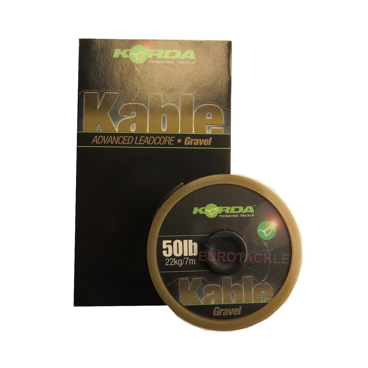 Korda Kable Leadcore Gravel Brown 50lb 7m