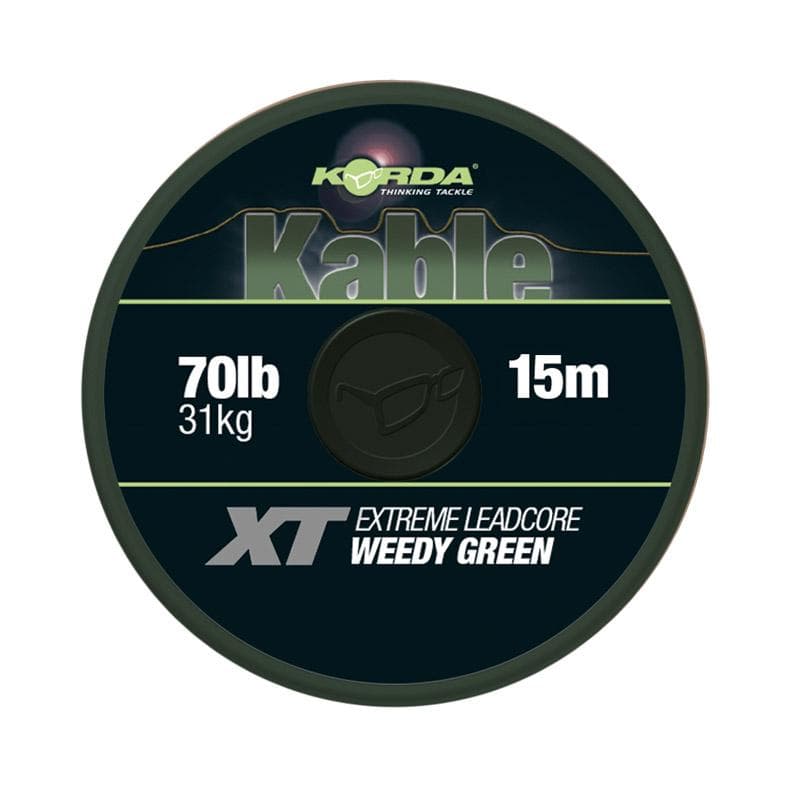 Korda Kable XT Ext. Leadcore Weedy Green 70LB