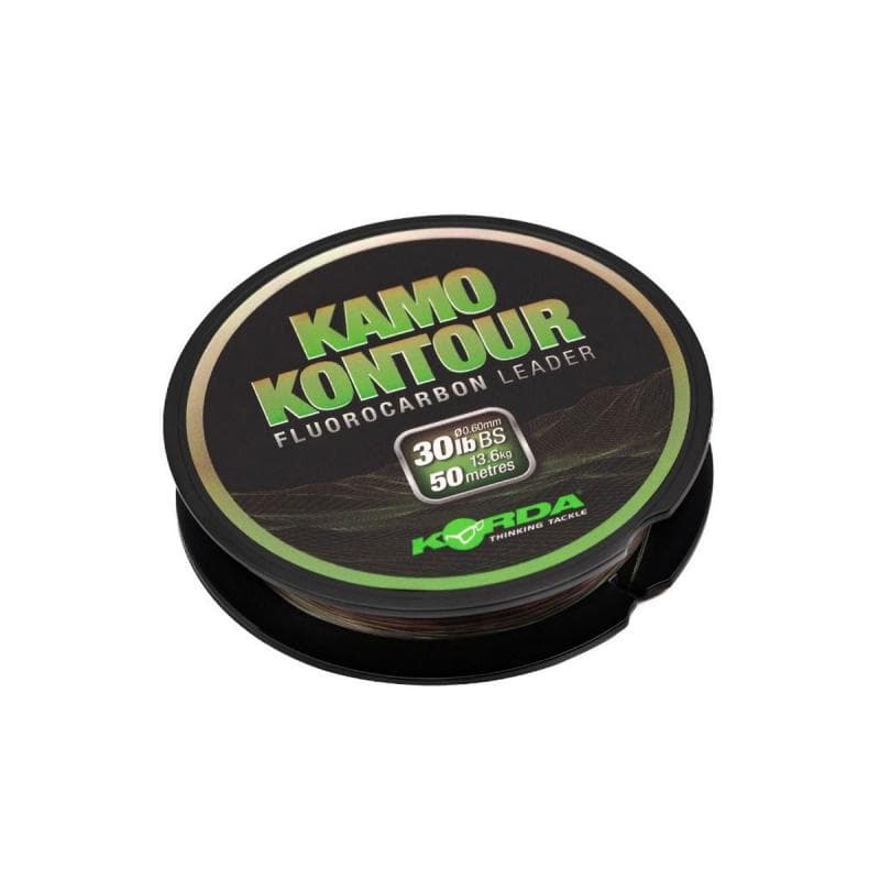 Korda Kontour Camo 50m Fluorocarbon Leader 30lb - 0.60mm
