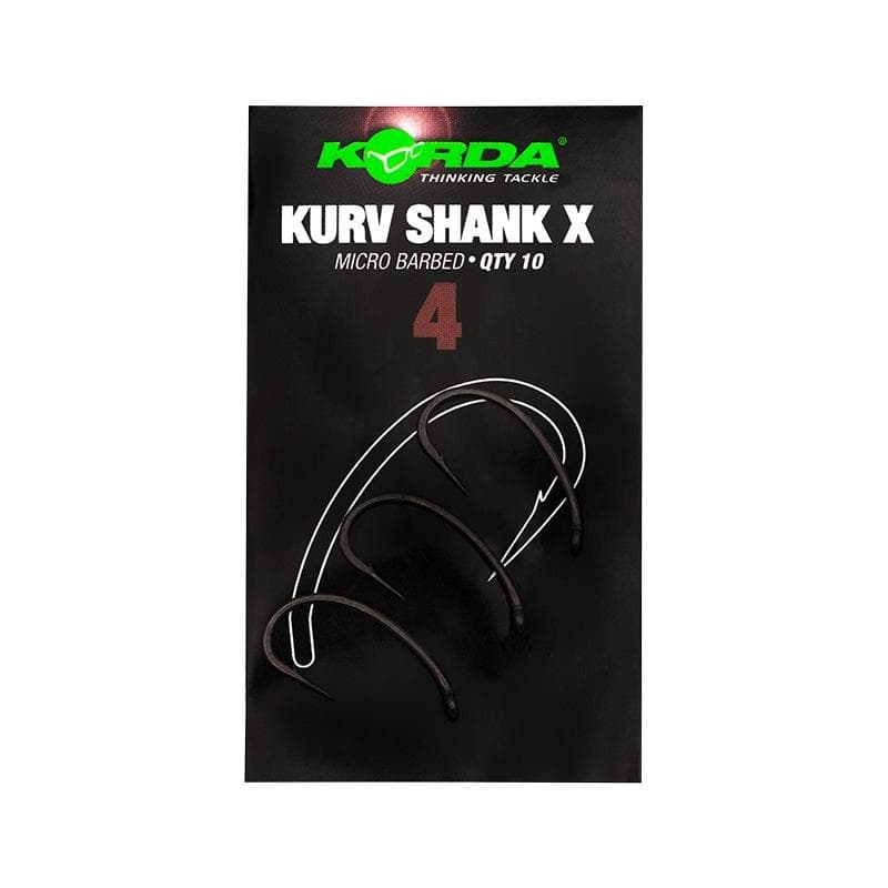 Korda Kurv Shank X Hook Size 4