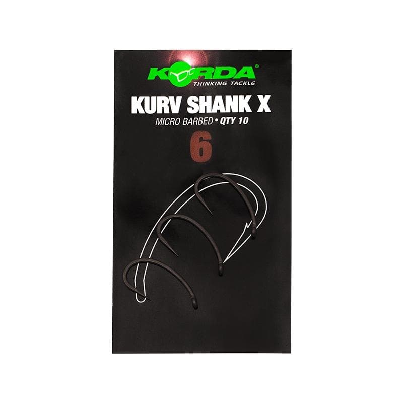 Korda Kurv Shank X Hook Size 6