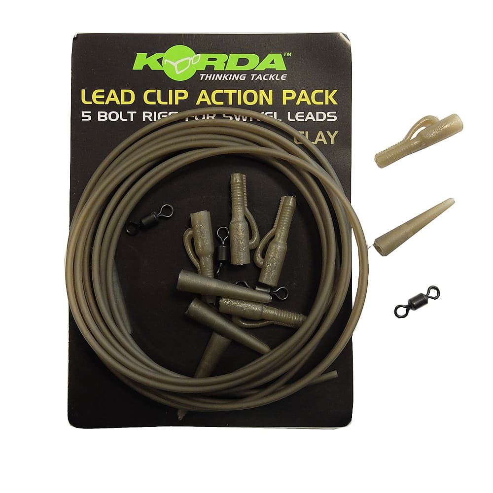 Korda Lead Clip Action Pack Clay