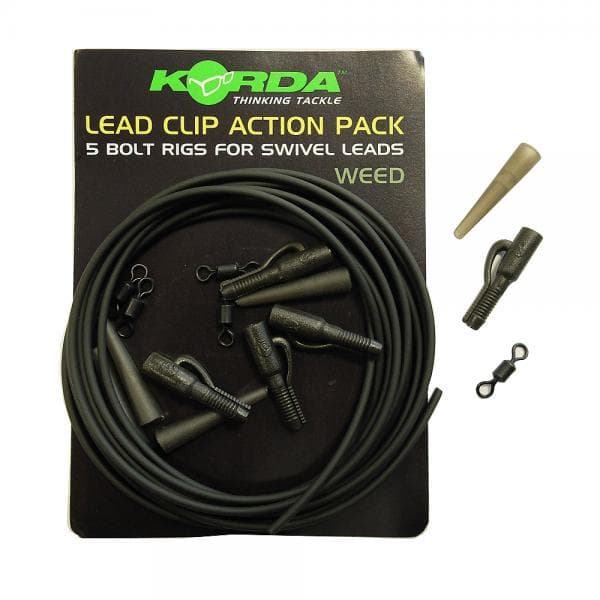 Korda Lead Clip Action Pack Weed