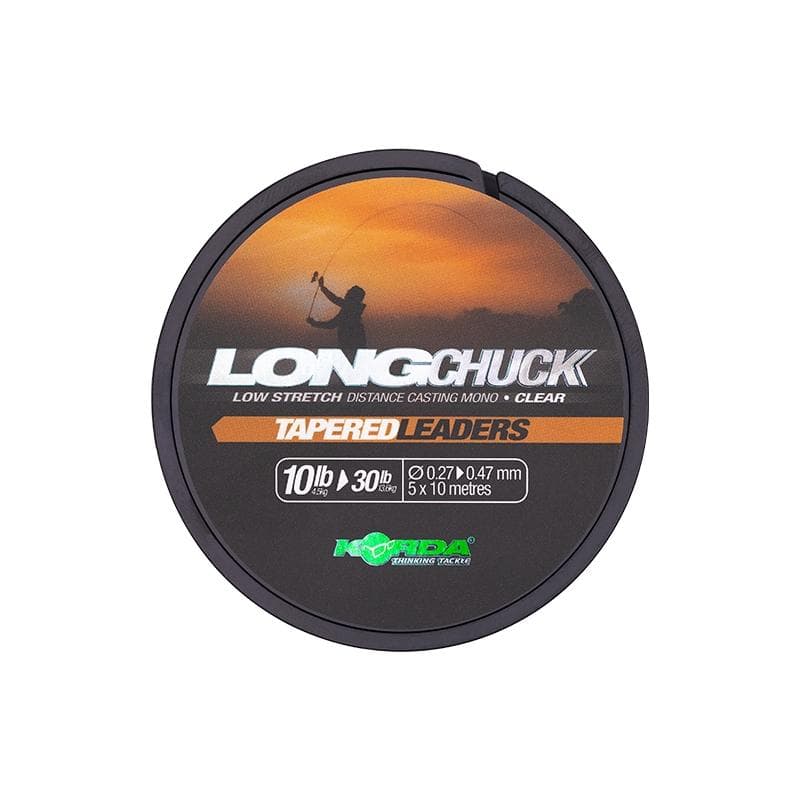 Korda LongChuck Tapered Leaders 5x10m 10-30lb/0.27-0.47mm