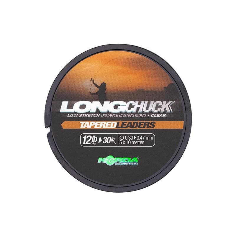 Korda LongChuck Tapered Leaders 5x10m 12-30lb/0.30-0.47mm