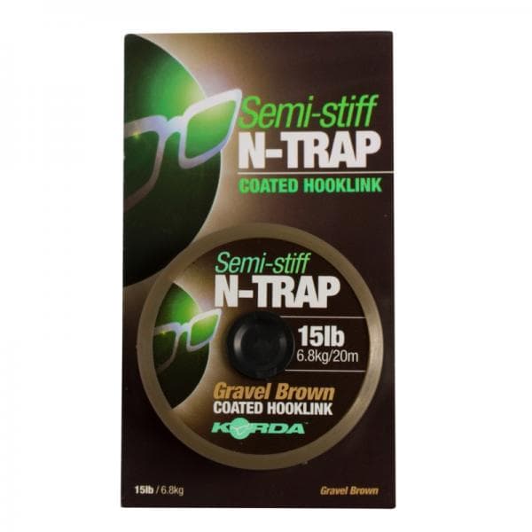Korda N-Trap Semi-Stiff 20lb 20m Gravel Brown - foto 2