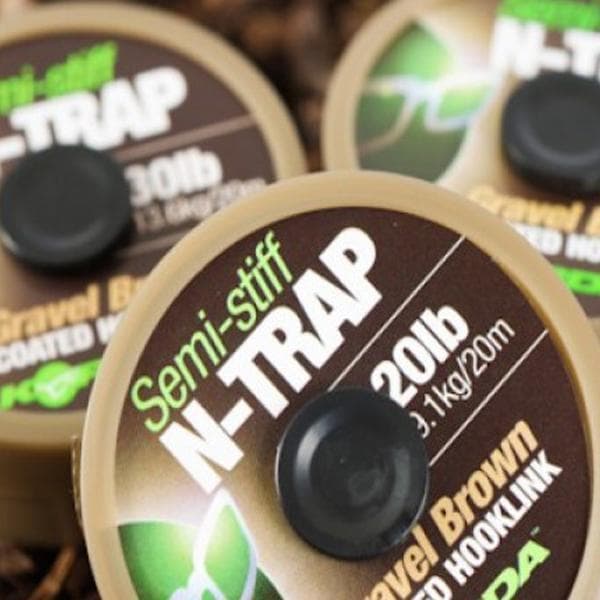 Korda N-Trap Semi-Stiff 20lb 20m Gravel Brown - foto 3