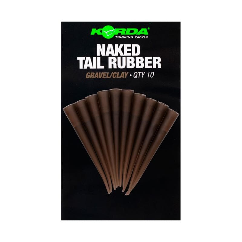 Korda Naked Tail Rubbers Gravel/Clay