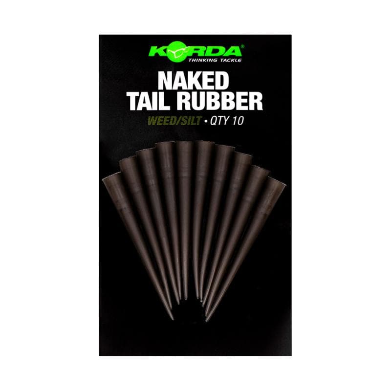 Korda Naked Tail Rubbers Weed/Silt