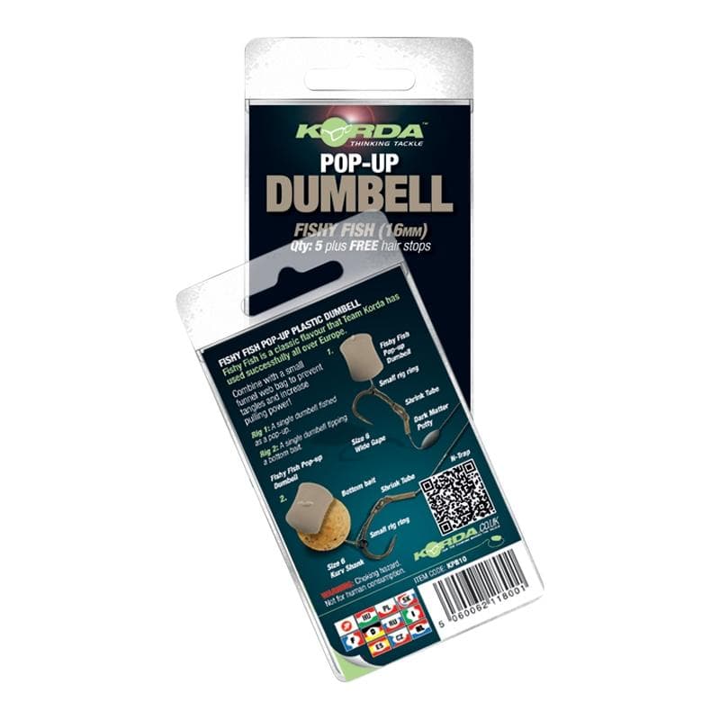 Korda Pop Up Dumbell Fishy Fish 16mm