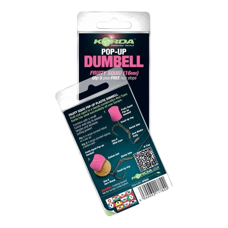 Korda Pop Up Dumbell Fruity Squid Pink 12mm