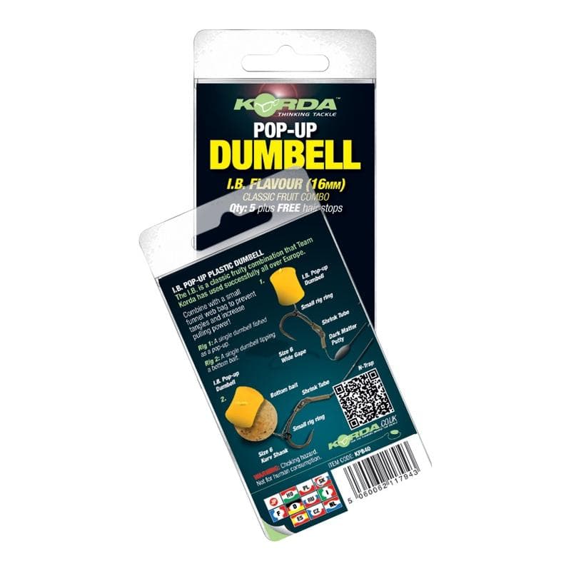 Korda Pop Up Dumbell I.B. Yellow 8mm