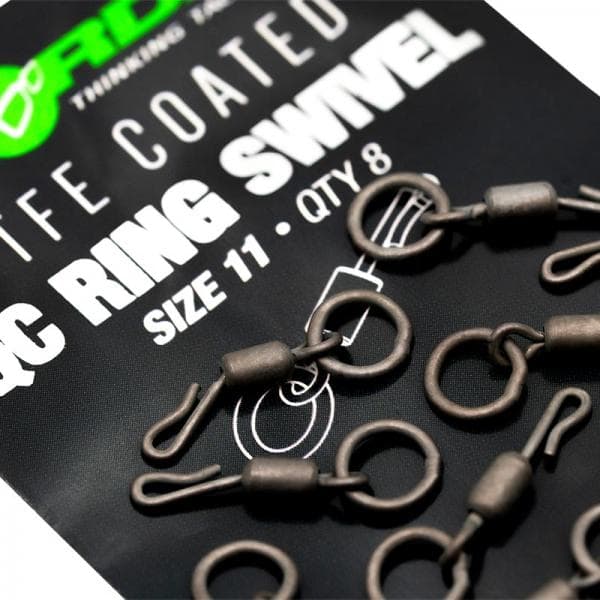 Korda PTFE Coated QC Ring Swivel Size11 - foto 2