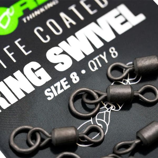 Korda PTFE Coated Ring Swivel Size 8 - foto 2