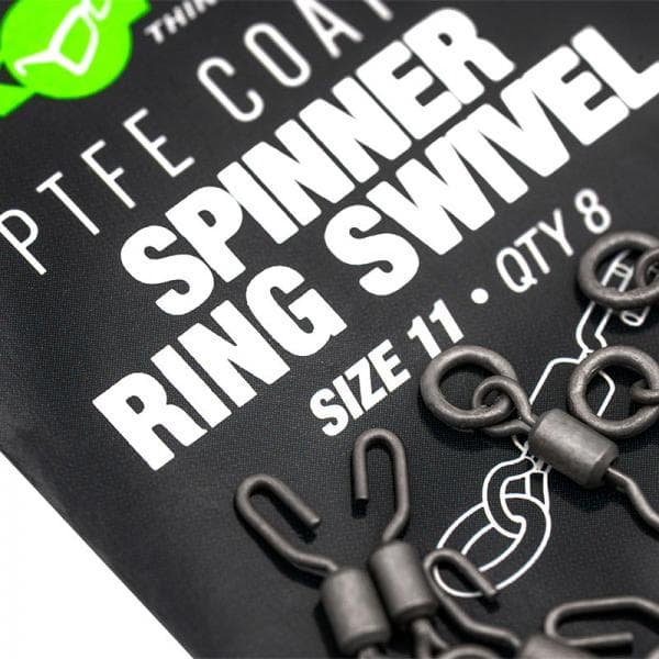 Korda PTFE Coated Spinner Ring Swivel Size 11 - foto 2