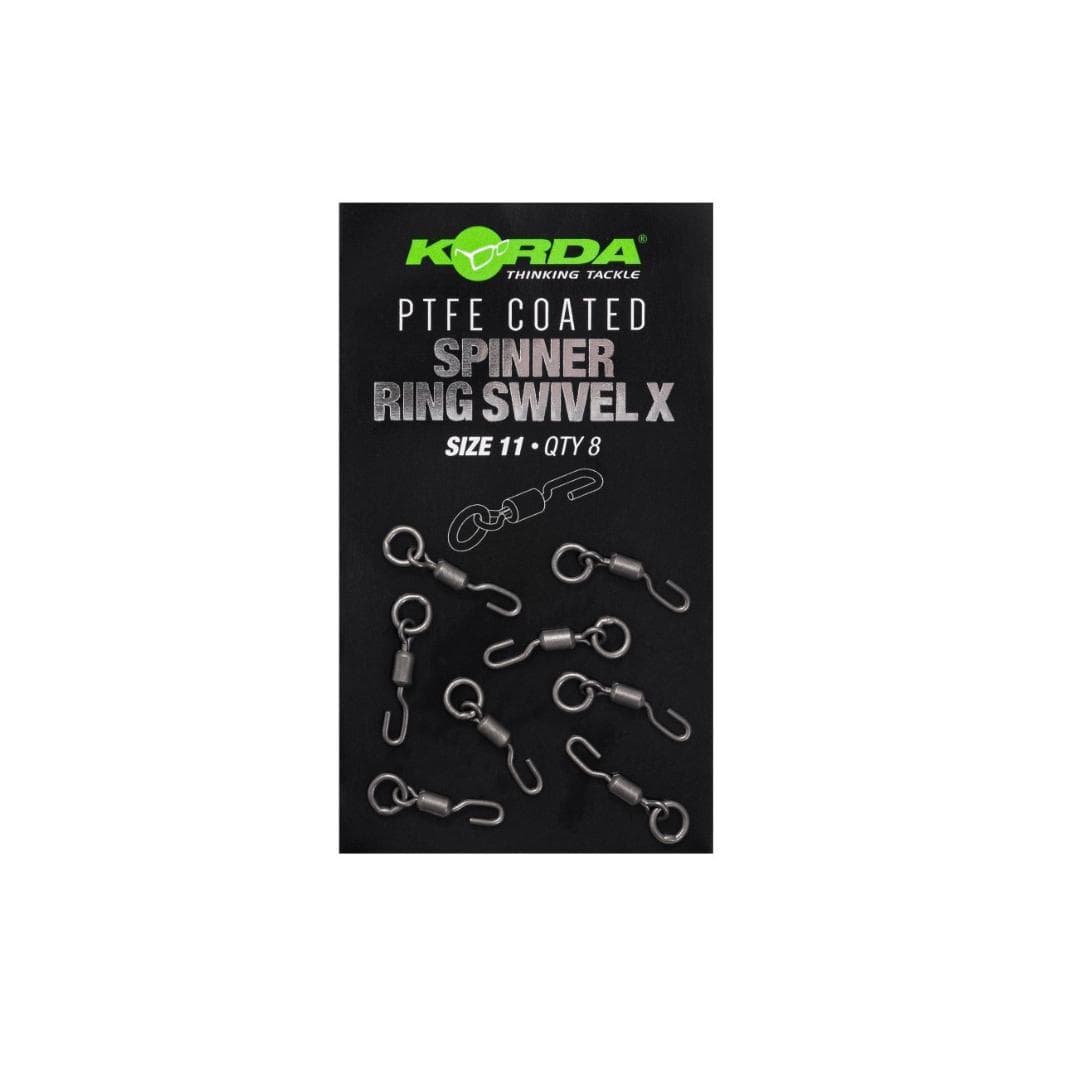 Korda PTFE Coated Spinner Ring Swivel X Size 11
