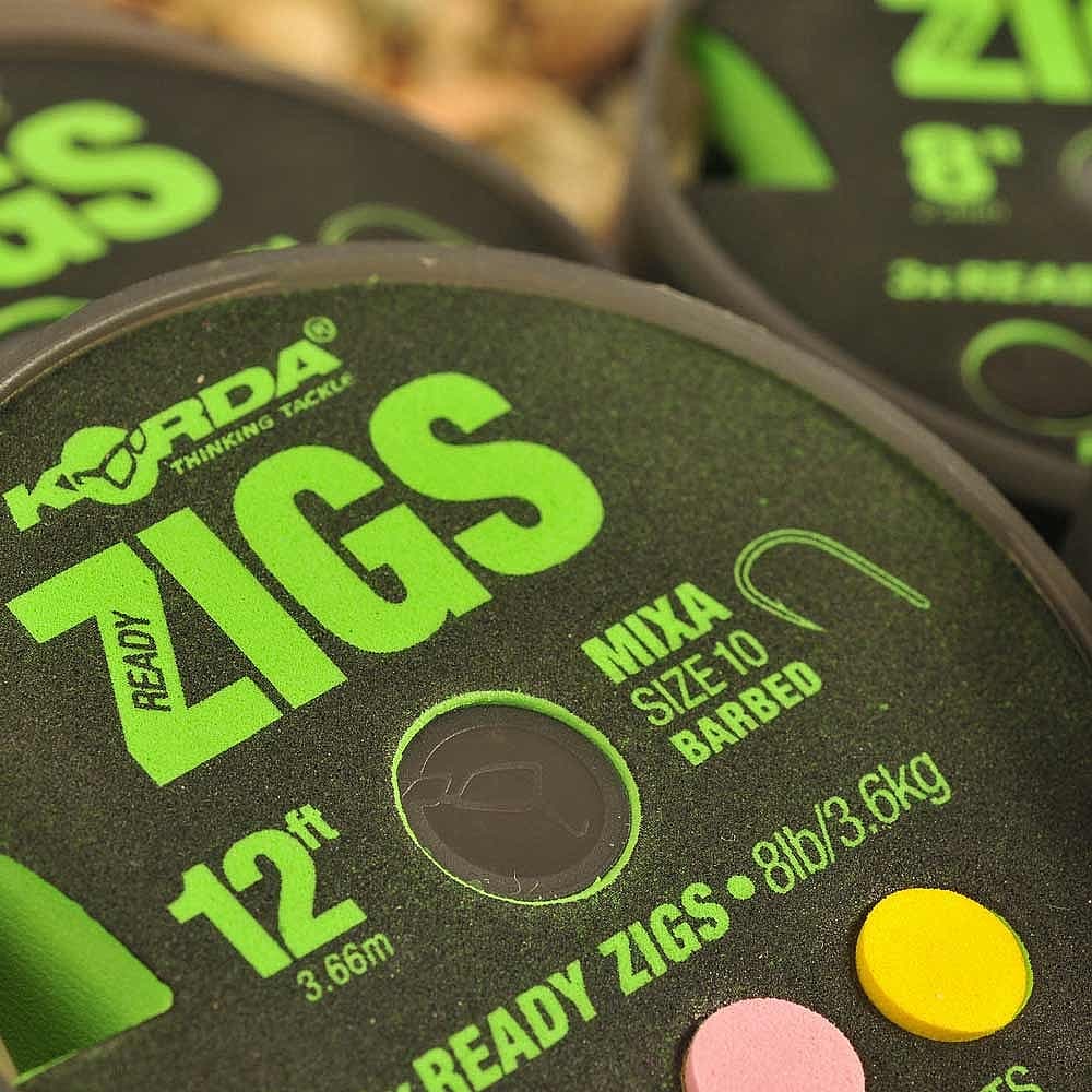Korda Ready Zigs 10ft/300cm Size10