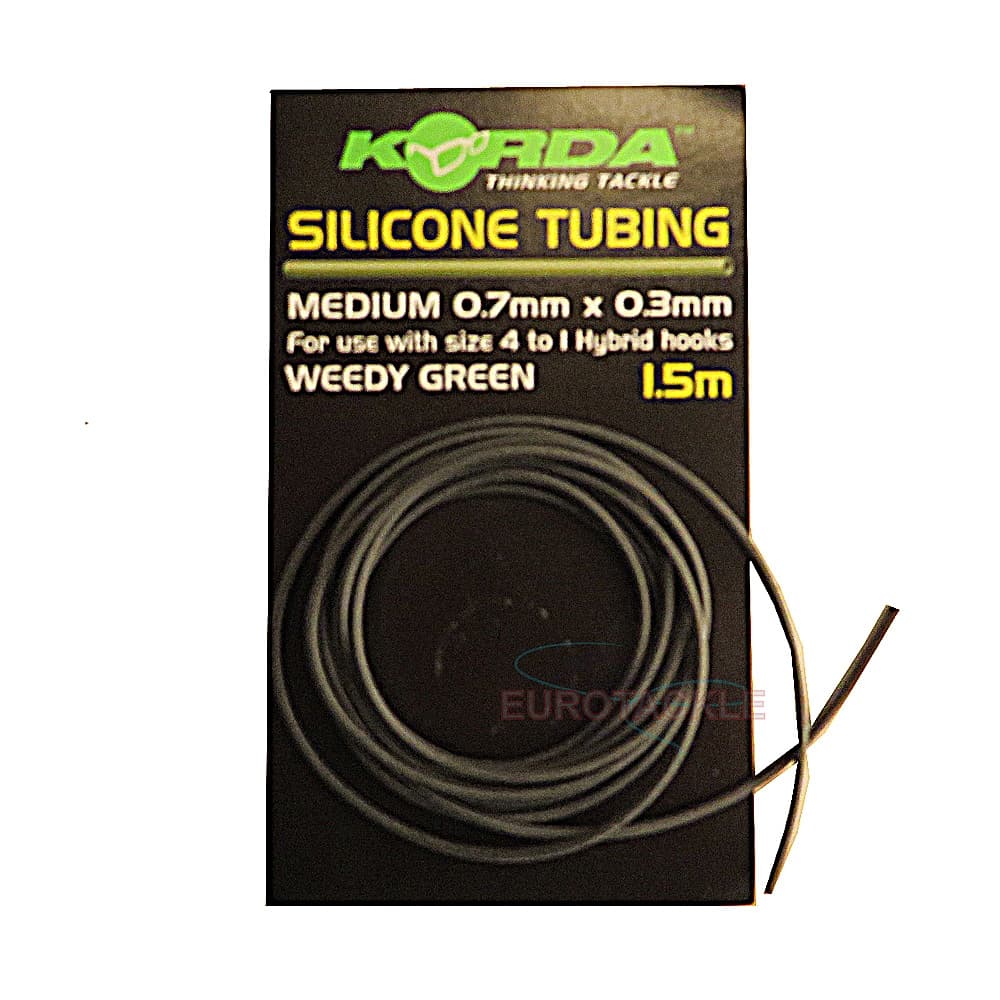 Korda Silicone Tube 0,75mm Green 1,5m