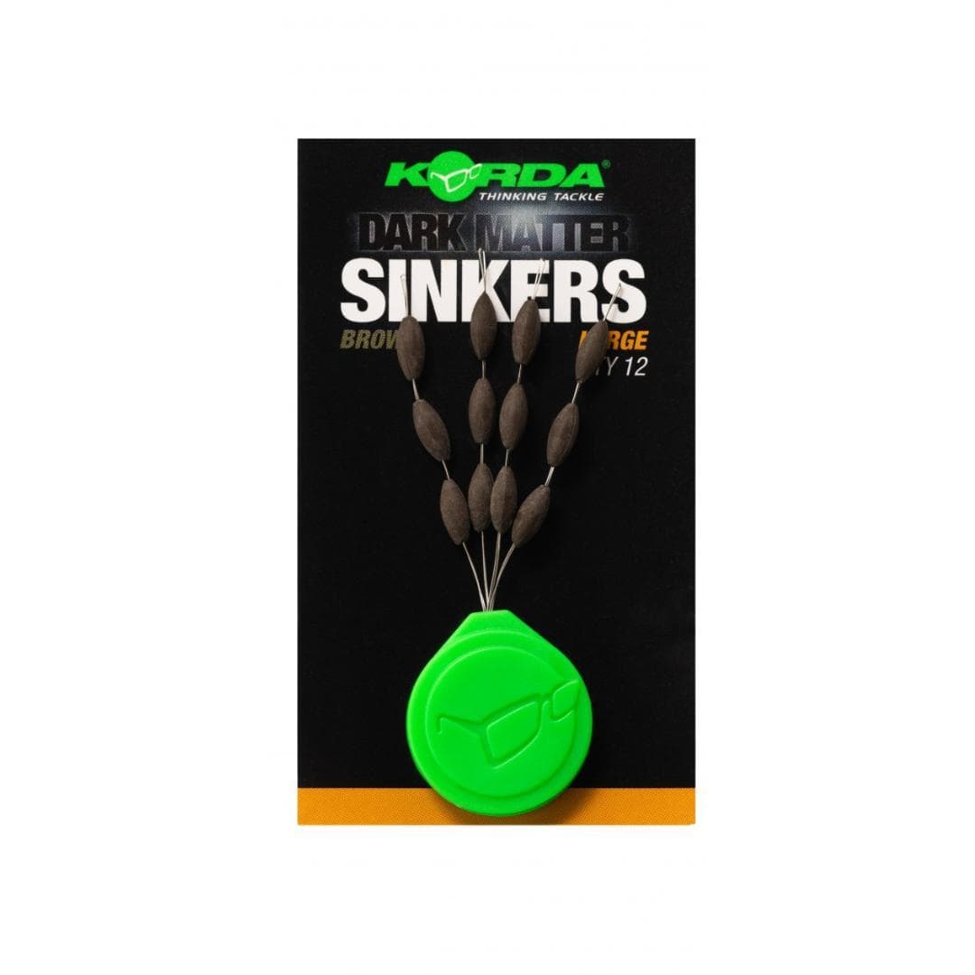 Korda Dark Matter Tungsten Sinkers Brown Large