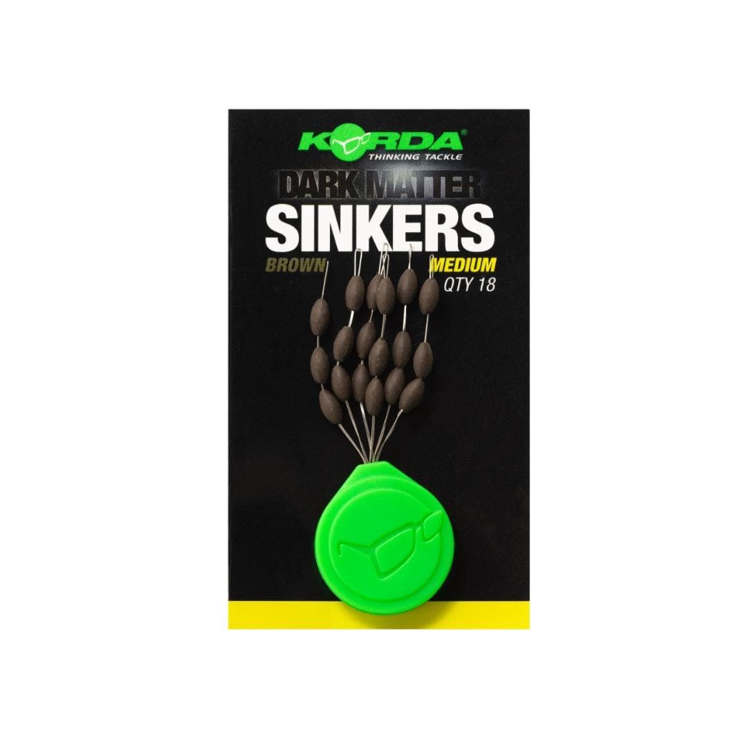 Korda Dark Matter Tungsten Sinkers Brown Medium