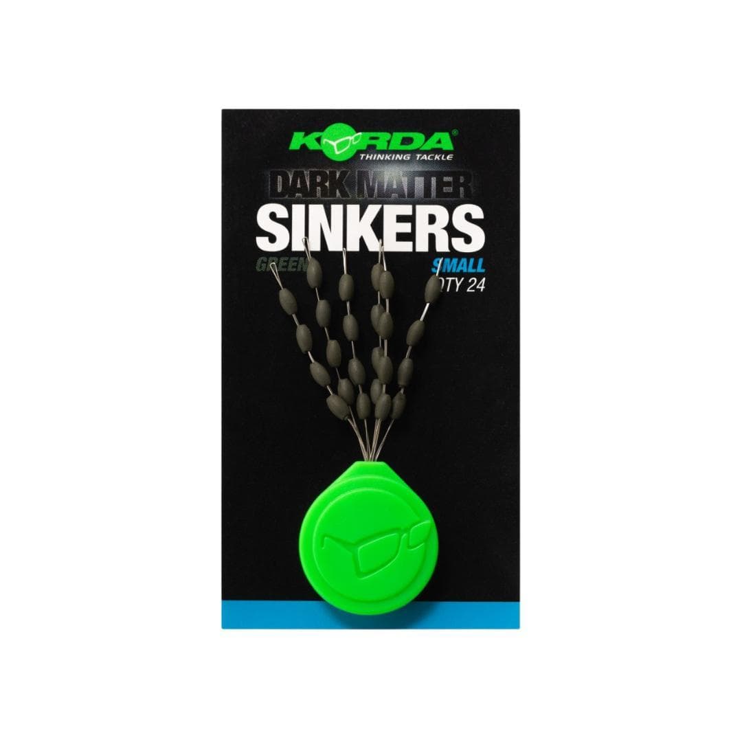 Korda Dark Matter Tungsten Sinkers Green Small