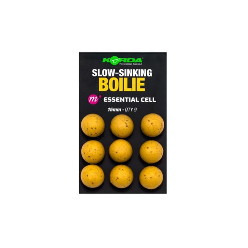 Korda Slow Sinking Boilie Essential Cell 15mm