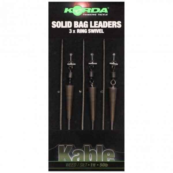 Korda Solid PVA Bag Leader Ring Swivel
