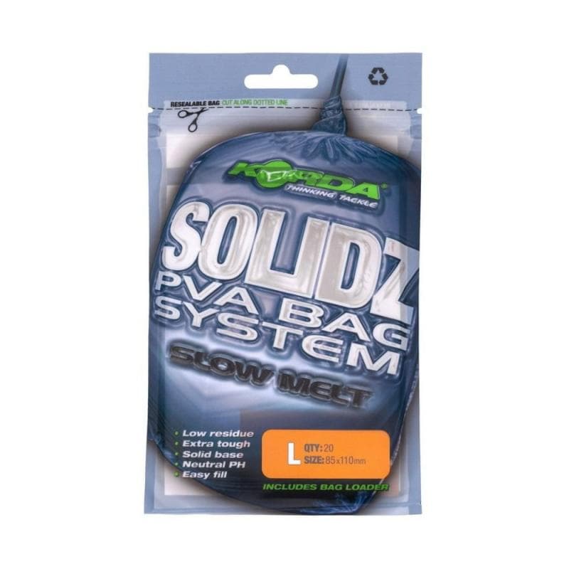 Korda Solidz Slow Melt PVA Bags Large