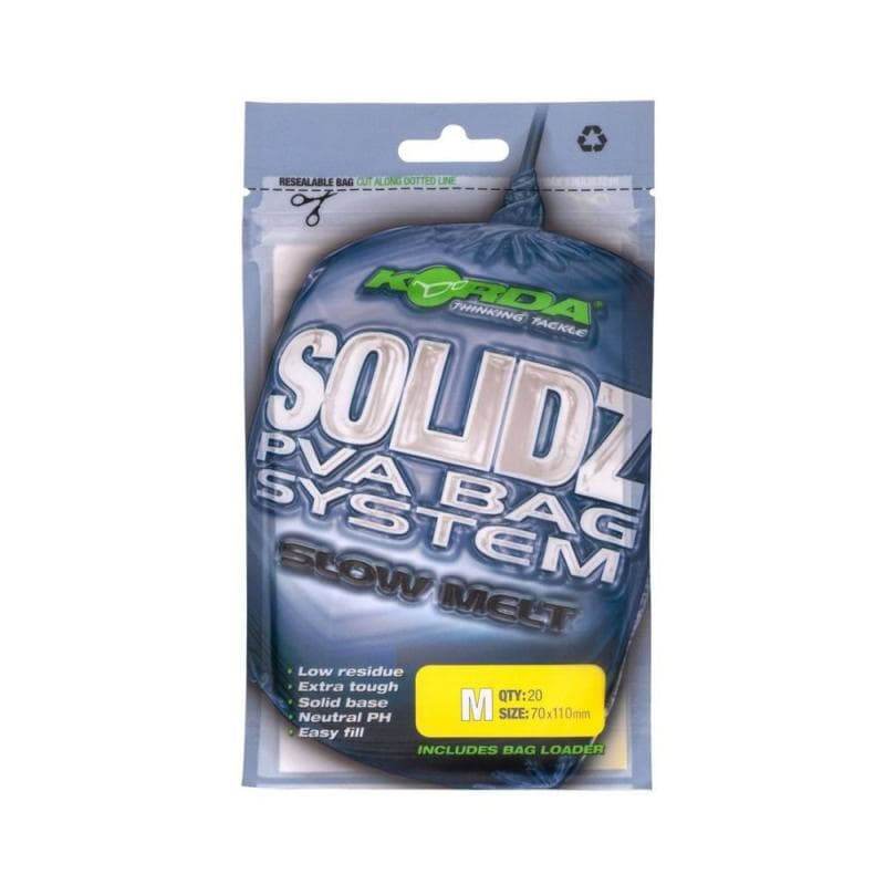 Korda Solidz Slow Melt PVA Bags Medium