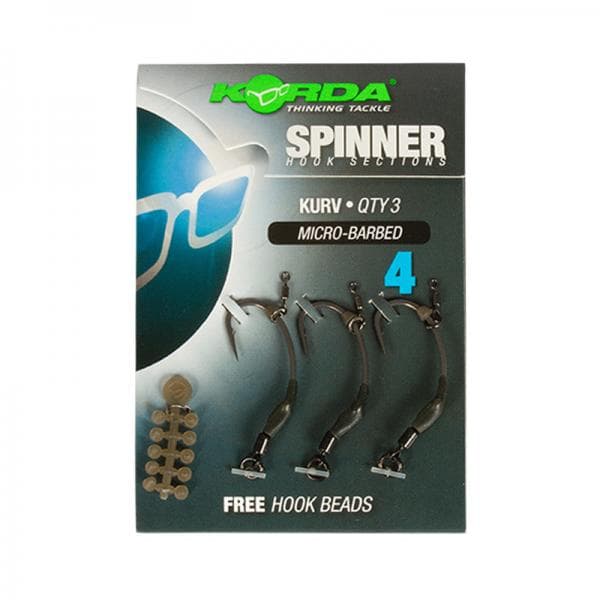 Korda Spinner Hook Kurv Shank Size 6