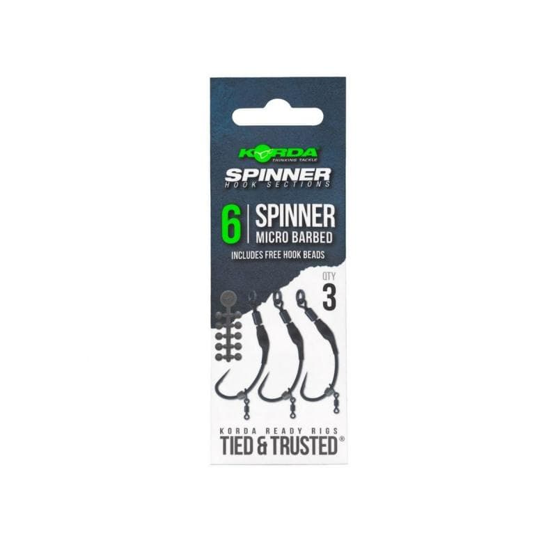 Korda Spinner Hook Sections Size 6