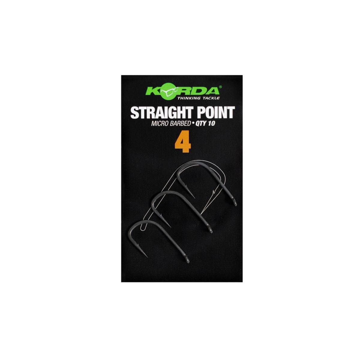 Korda Straight Point Hook Size 4