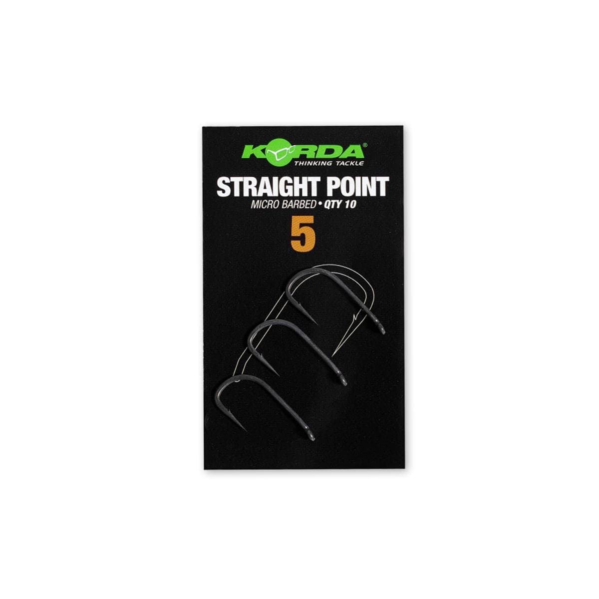 Korda Straight Point Hook Size 5