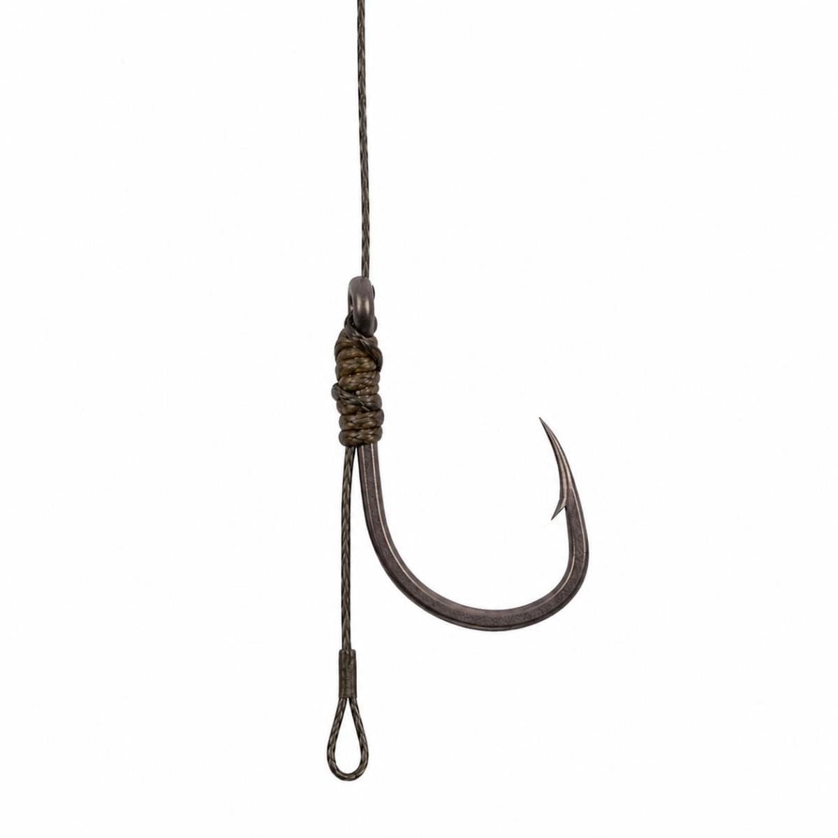Korum Braid Method Hair Rigs 4'' Barbed Size 8 - 15lb