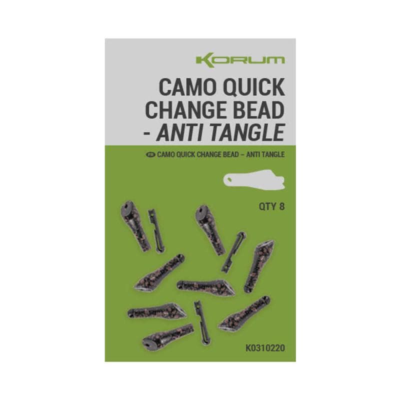 Korum Camo Quick Change Beads Anti Tangle