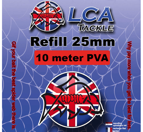 LCA Tackle 25mm Spiderweb REFILL 10mtr